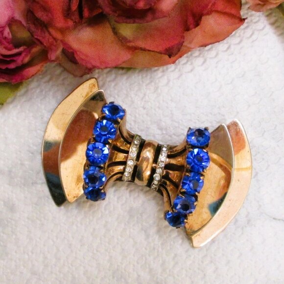 SCEPTRON Reinad Sterling Vermeil Book Piece Brooch ~ RARE Designer Brooch - Picture 4 of 16